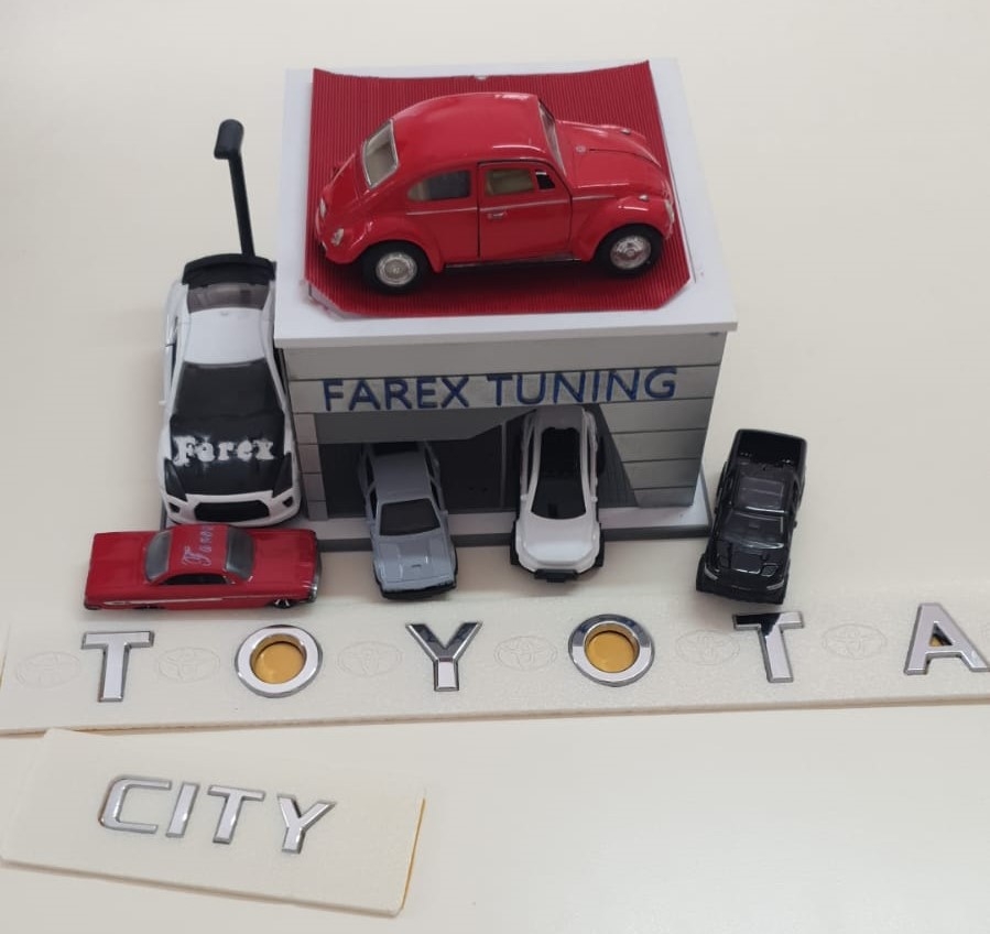 Toyota Boşluklu Büyük Boy ve City Krom Bagaj Yazısı